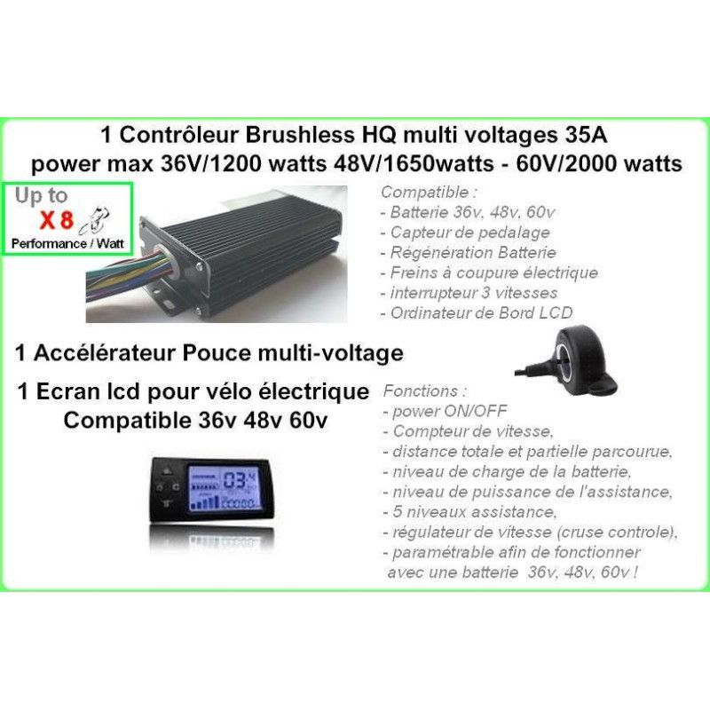 Kit moteur arrière nine continent RH205c type "s" sans batterie  8