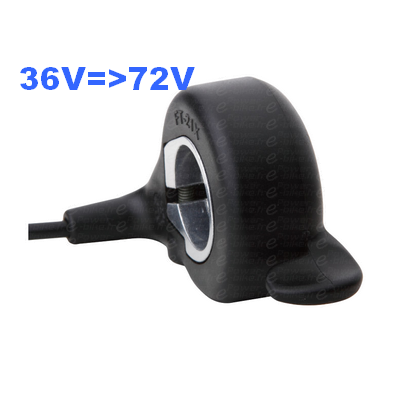 Short cable single thumb throttles 1