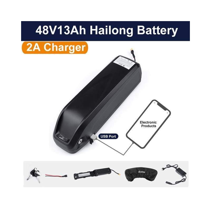 Batterie tube vélo électrique, 36/48/52V  2