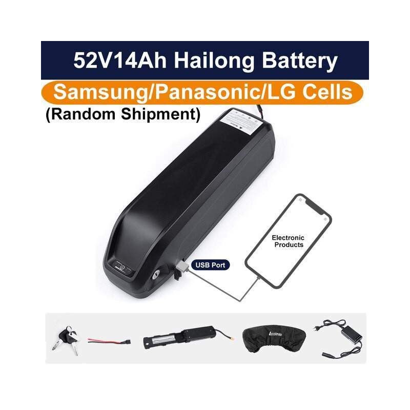 Batterie tube vélo électrique, 36/48/52V  5