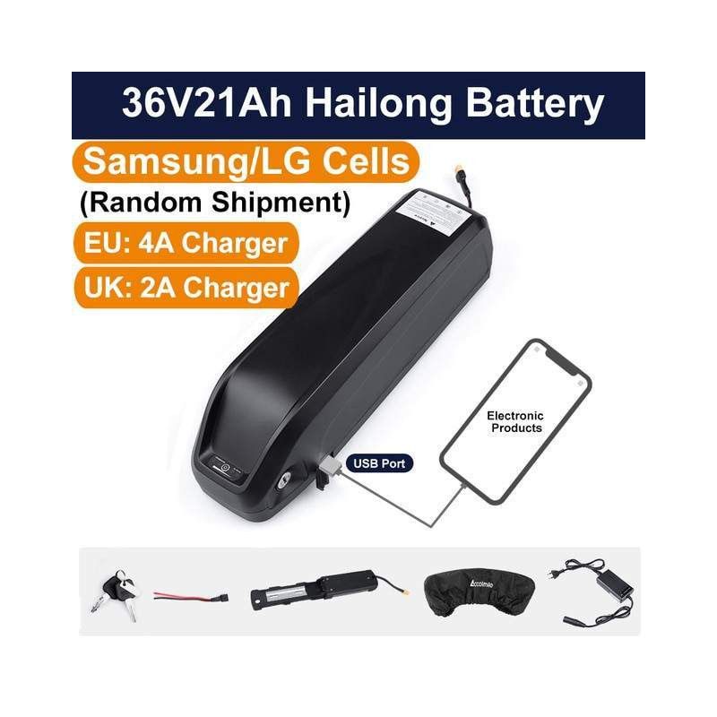 Batterie tube vélo électrique, 36/48/52V  12