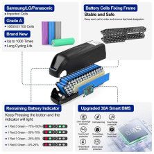 Electric bike tube battery, 36/48/52V 15