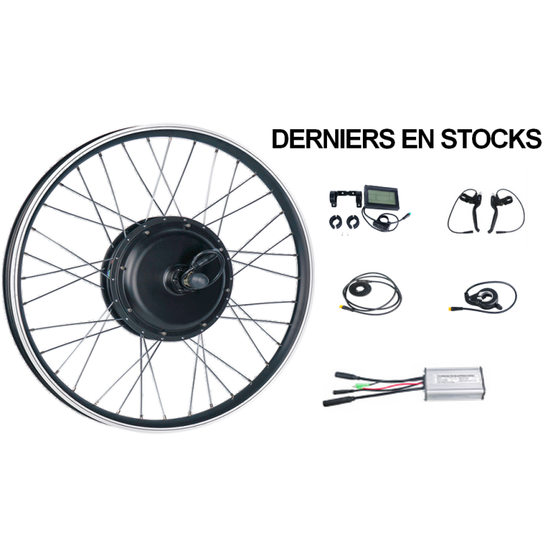 Electric bike conversion kit 22A Wheel size 28 - 29 inches Tension 48 VOLTS