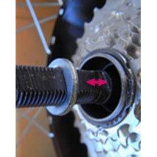 Rondelle d'espacement para bicicleta eléctrica axe 14mm  3