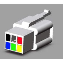 Dépose de la conector motor capteurs à efeito hall  1