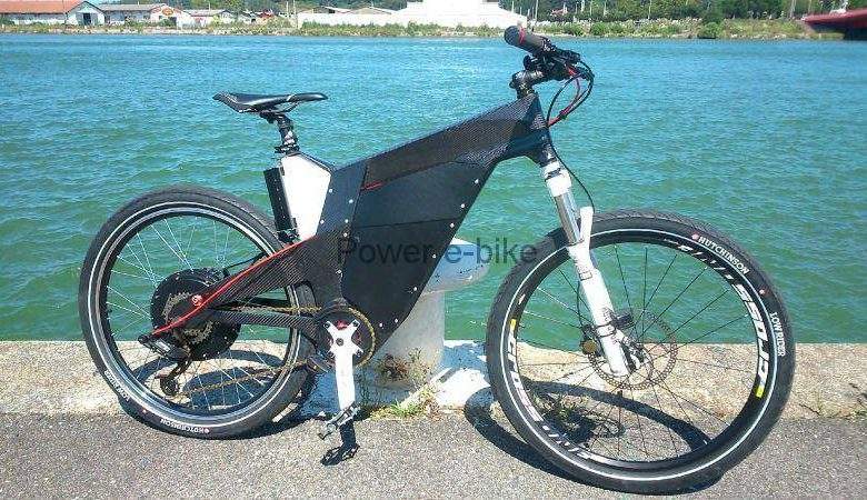 kit vélo électrique vélotaff carbone fait main
