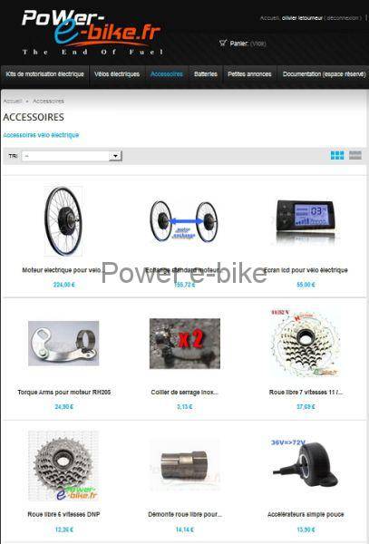 Accessoires vélo électrique