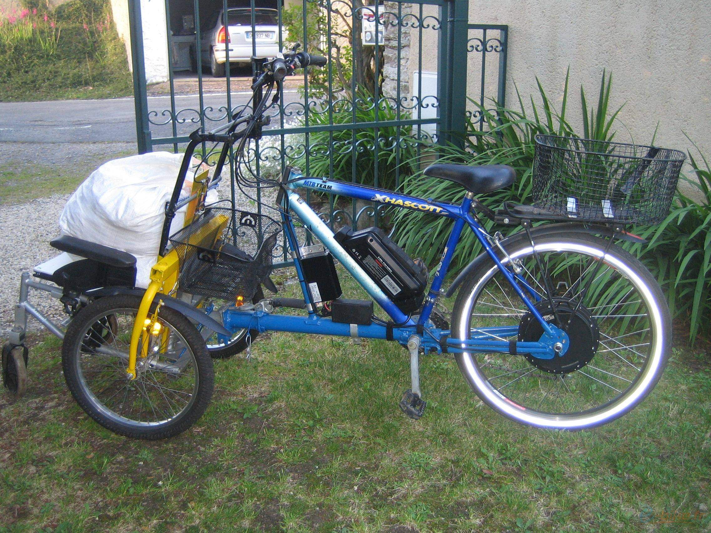 Vélo pousseur électrique 1 vélo electrique pousseur