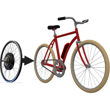 kit de motorisation vélo électrique